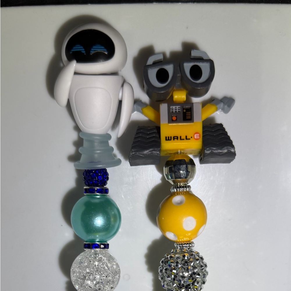 Wall-E and EVE Themed Beaded Pens